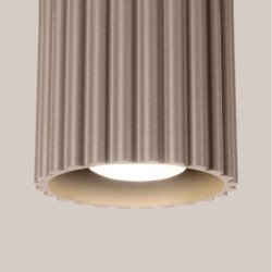 Plafonnier Aurélis 1 taupe GU10