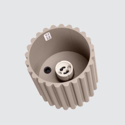 Plafonnier Aurélis 1 taupe GU10