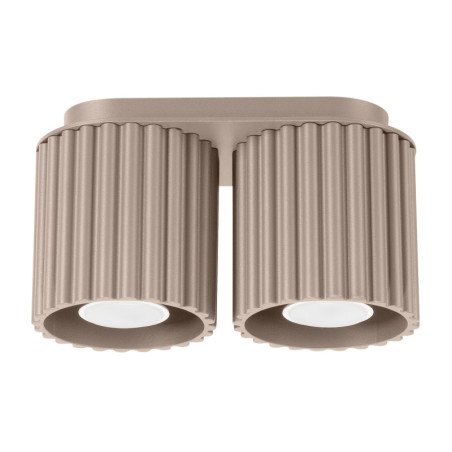 Plafonnier Aurélis 2 taupe GU10