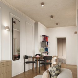 Plafonnier Aurélis 2 taupe GU10