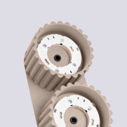 Plafonnier Aurélis 2 taupe Gx53