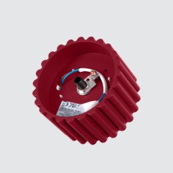 Plafonnier Aurélis 1 bordeaux Gx53