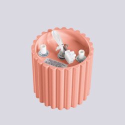 Plafonnier Aurélis 1 peach GU10