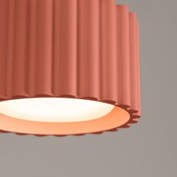 Plafonnier Aurélis 1 peach Gx53