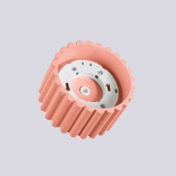 Plafonnier Aurélis 1 peach Gx53