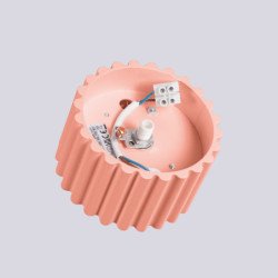 Plafonnier Aurélis 1 peach Gx53