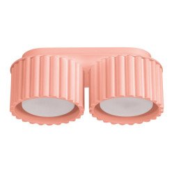 Plafonnier Aurélis 2 peach Gx53