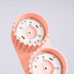 Plafonnier Aurélis 2 peach Gx53