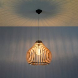 Lampe suspendue Aphelion bois