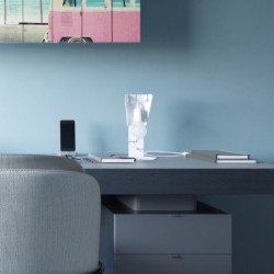 Lampe de table Albireo blanc