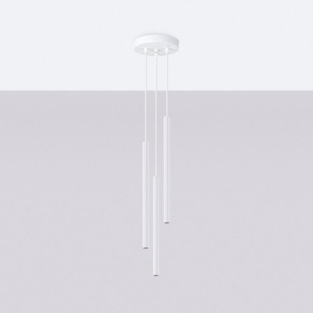 Lampe suspendue Astralis 3P blanc