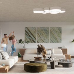 Lampe suspendue Andromeda 35 blanc