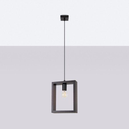 Lampe suspendue Astrelis wengé