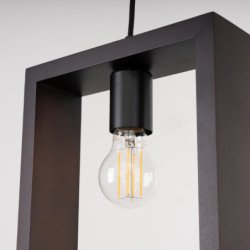 Lampe suspendue Astrelis wengé