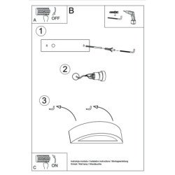 Applique en céramique Alcyone 30