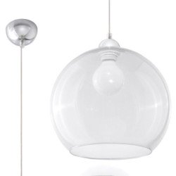 Lampe pendante Borealis transparente