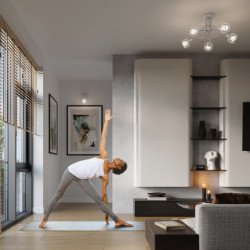 Plafonnier Cepheus 3 blanc