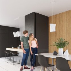 Lustre BlueMoon 1 blanc