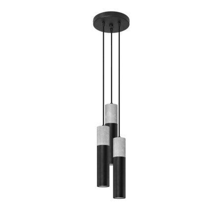 Lampe pendante Baryon 3P noir
