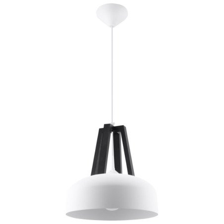 Lampe pendante Cassiopeia blanc/noir