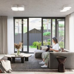 Plafonnier Circinus 4 blanc