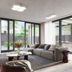 Plafonnier Circinus 4 blanc