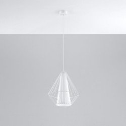 Lampe suspendue Deneb blanc
