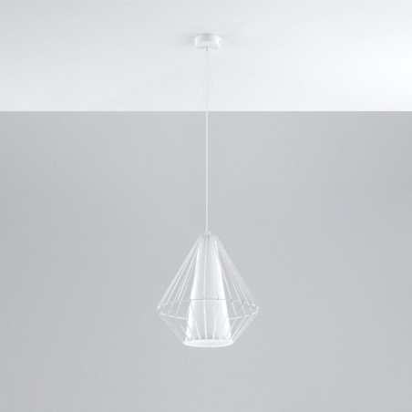 Lampe suspendue Deneb blanc