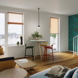 Lampe pendante Dione 3 gris