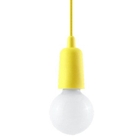 Lampe pendante Dione 1 jaune
