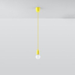 Lampe pendante Dione 1 jaune