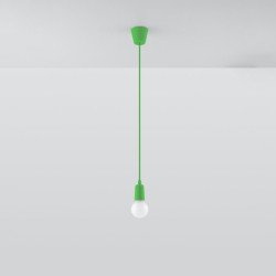 Lampe suspendue Dione 1 vert