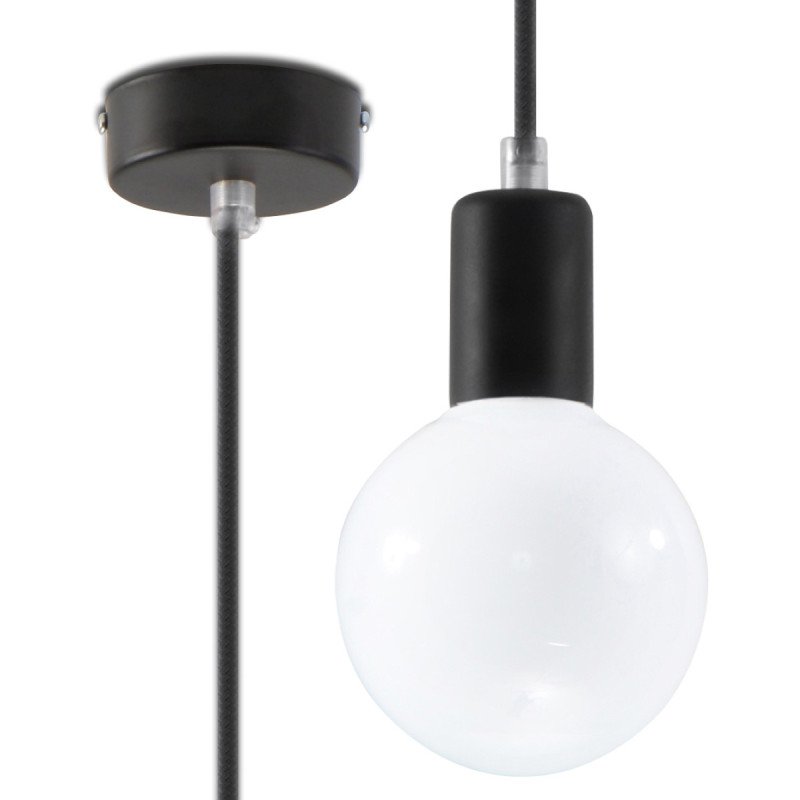 Lampe suspendue Electra noir