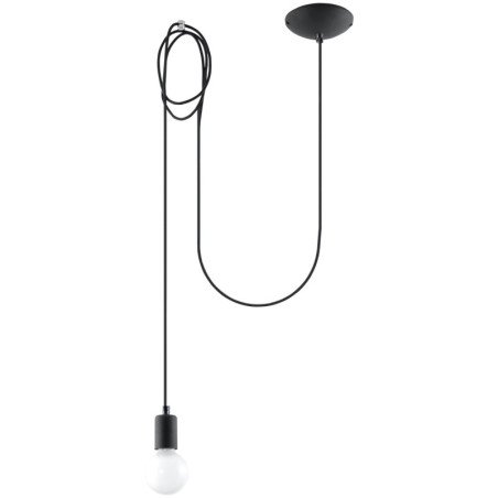 Lampe suspendue Electra 1 noir