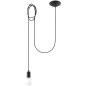 Lampe suspendue Electra 1 noir