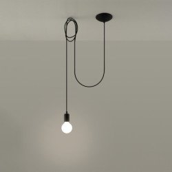 Lampe suspendue Electra 1 noir