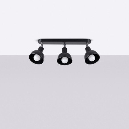 Plafonnier Elara 3 noir