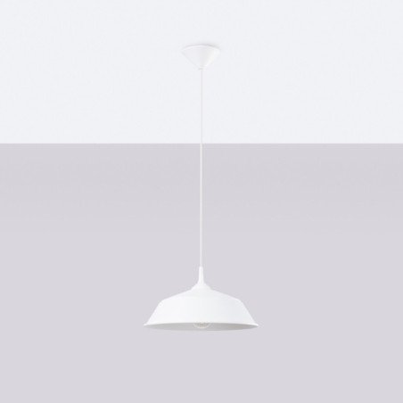 Lampe suspendue Fractal blanc