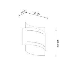 Applique Horizon blanc