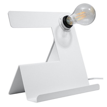 Lampe de table Inclina blanc