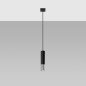 Lampe suspendue Luminous 1 noir/chrome Lampe suspendue Luminous 1 noir/chrome