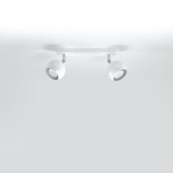 Plafonnier Oculus 2 blanc
