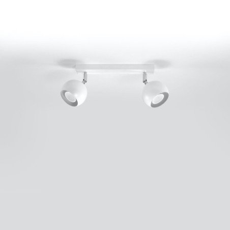 Plafonnier Oculus 2 blanc