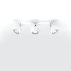 Plafonnier Oculus 3 blanc