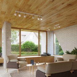 Plafonnier Oculus 3 blanc