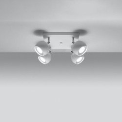 Plafonnier Oculus 4 blanc