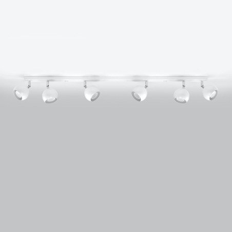Plafonnier Oculus 6L blanc