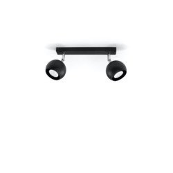 Plafonnier Oculus 2 noir