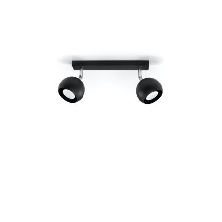 Plafonnier Oculus 2 noir