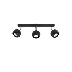 Plafonnier Oculus 3 noir